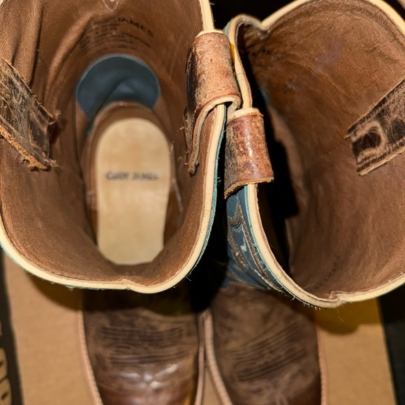 Cody James Western Cowboy Square Toe Boots Size 8.5 - Picture 6 of 8